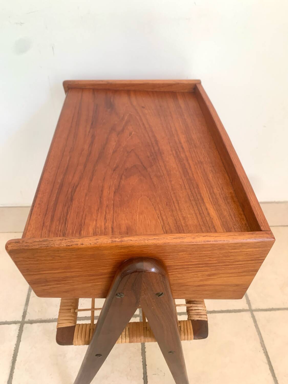 Teak bedside table by Søren Rasmussen