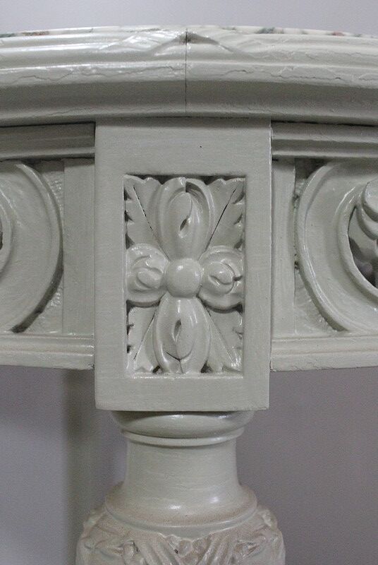 Guerin in Wood Réchampi and Cannage, Louis XVI style - 1920