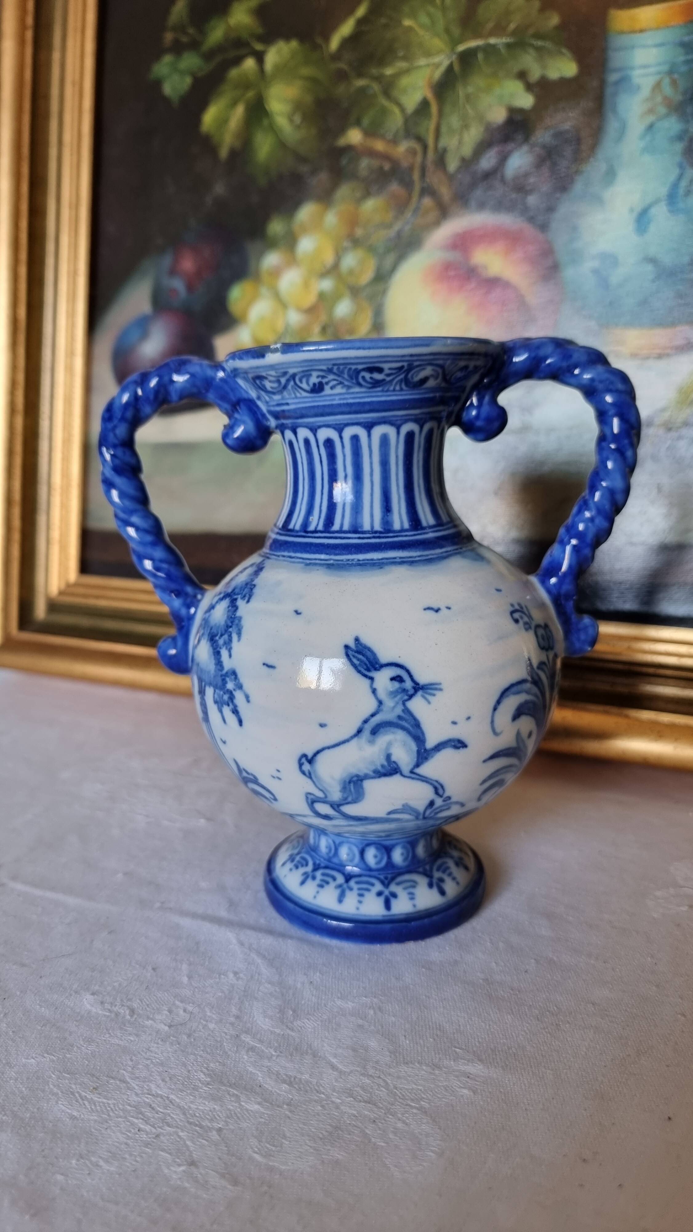 Ceramic pitcher from the Spanish manufacture Talavera de la Reina.