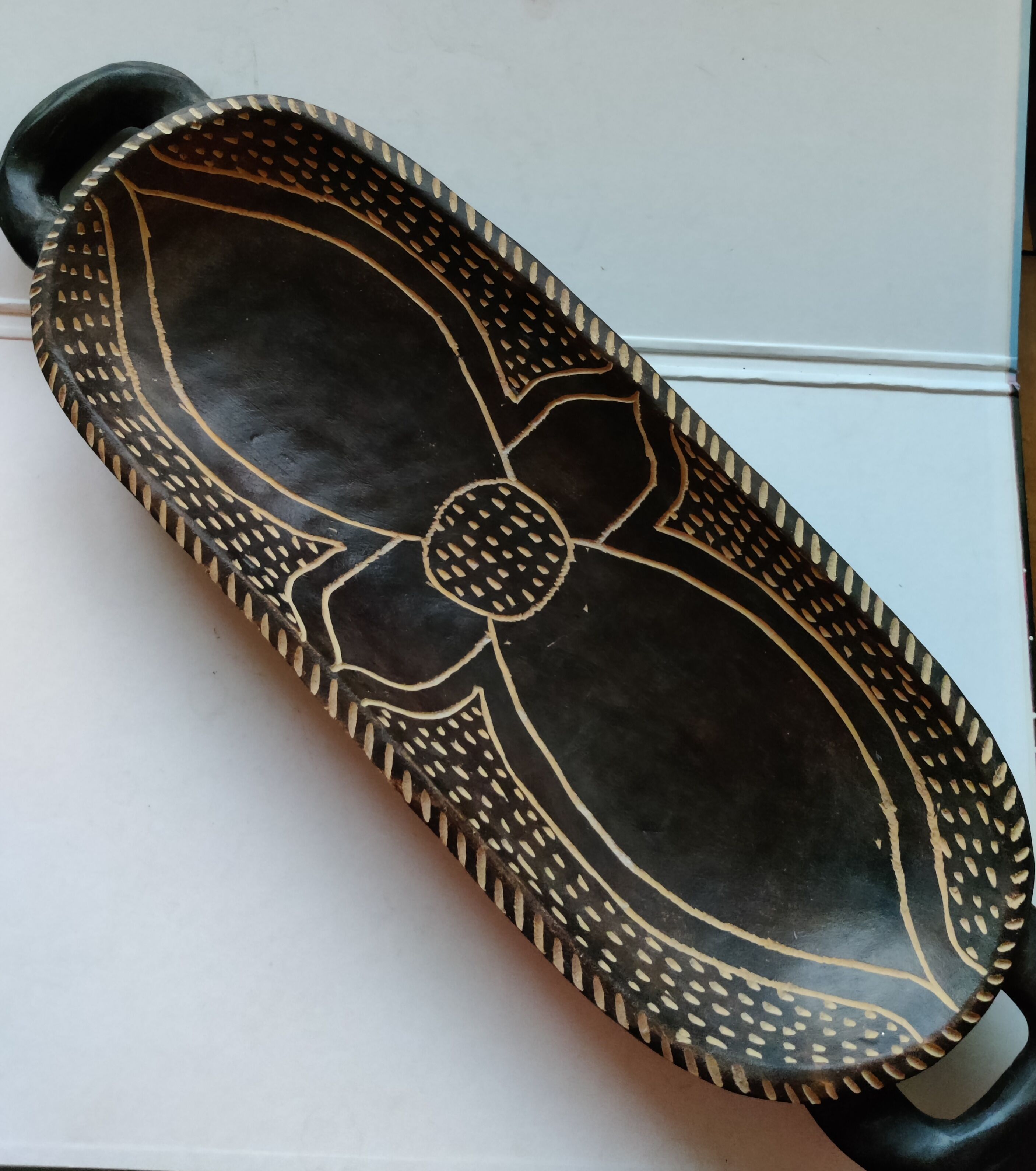 South African solid wood dish