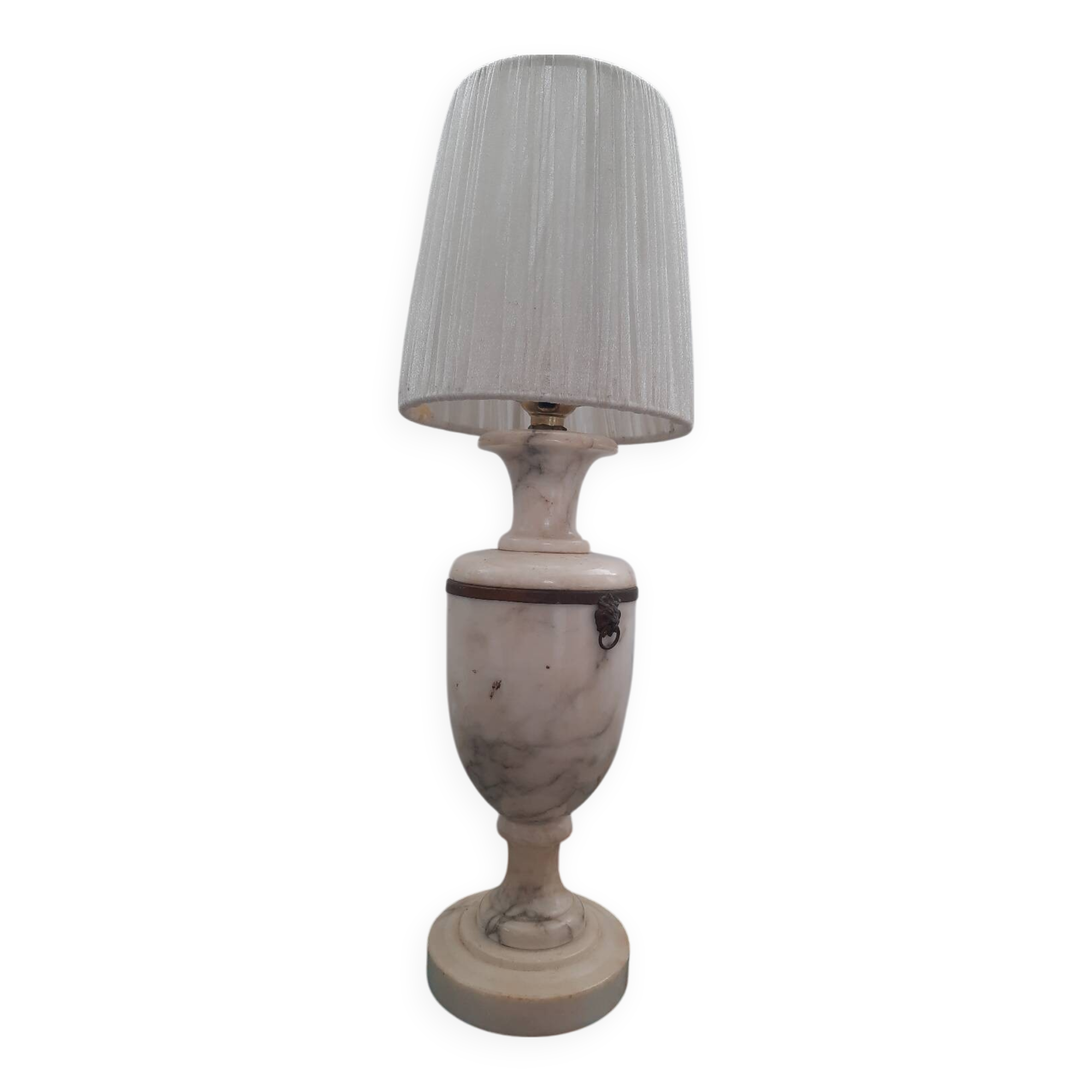 Antique marble lamp