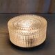 Ceiling light or wall sconce in prismatic glass - mid 20th century.