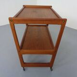 Teak Bar Cart by Holger Georg Jensen for Kubus, Denmark, 1960s