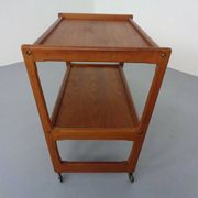 Teak Bar Cart by Holger Georg Jensen for Kubus, Denmark, 1960s