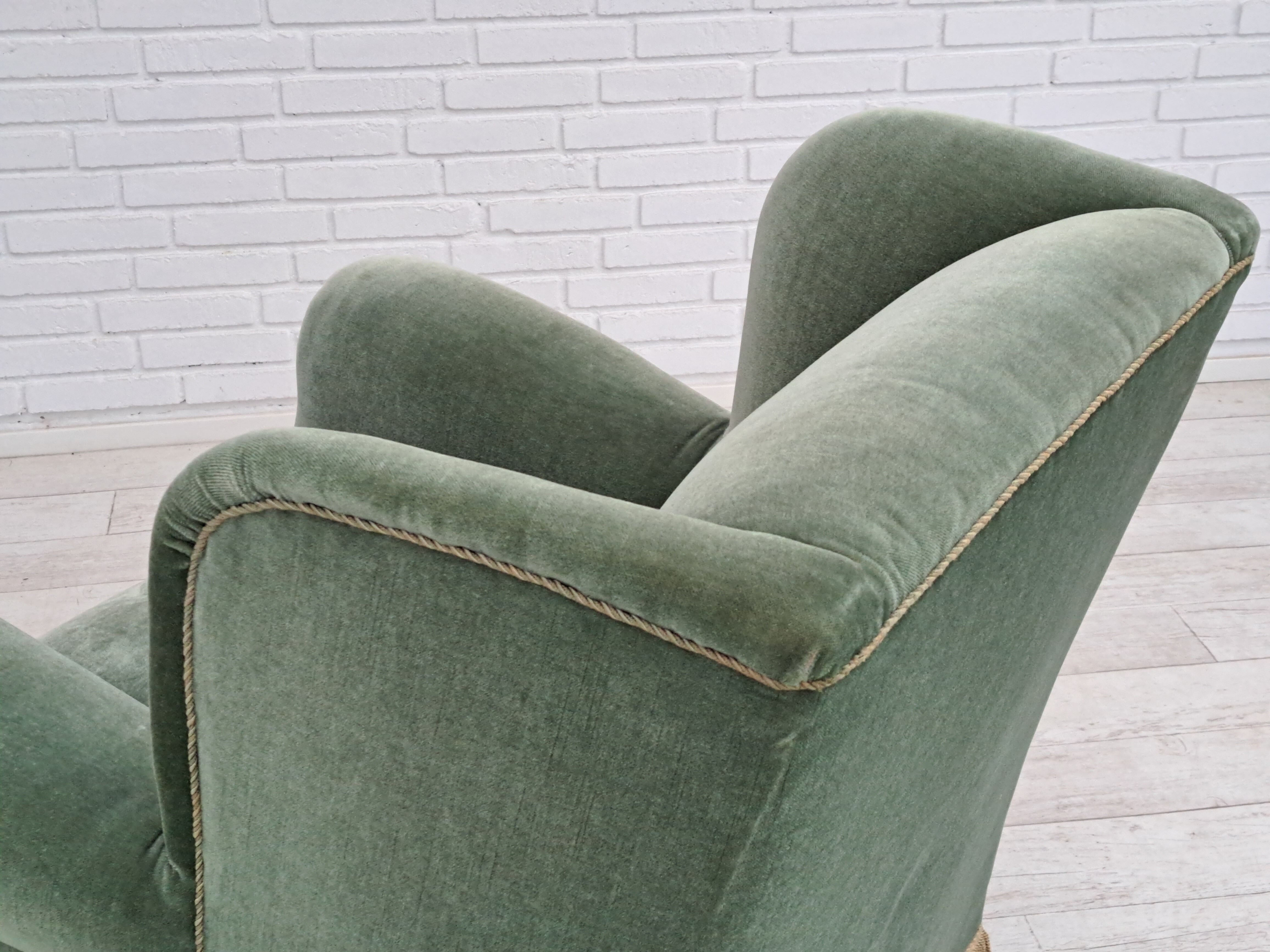 60s, Danish design by Fritz Hansen lounge chair, original condition