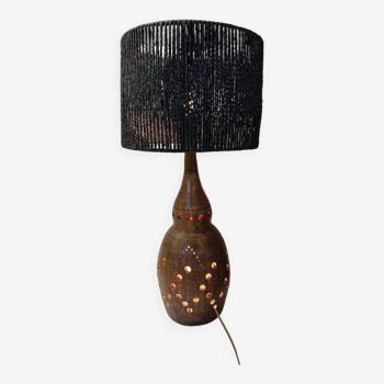 Vintage terracotta lamp
