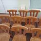 Set of 20 bistro cafe bar restaurant chairs - wood - vintage