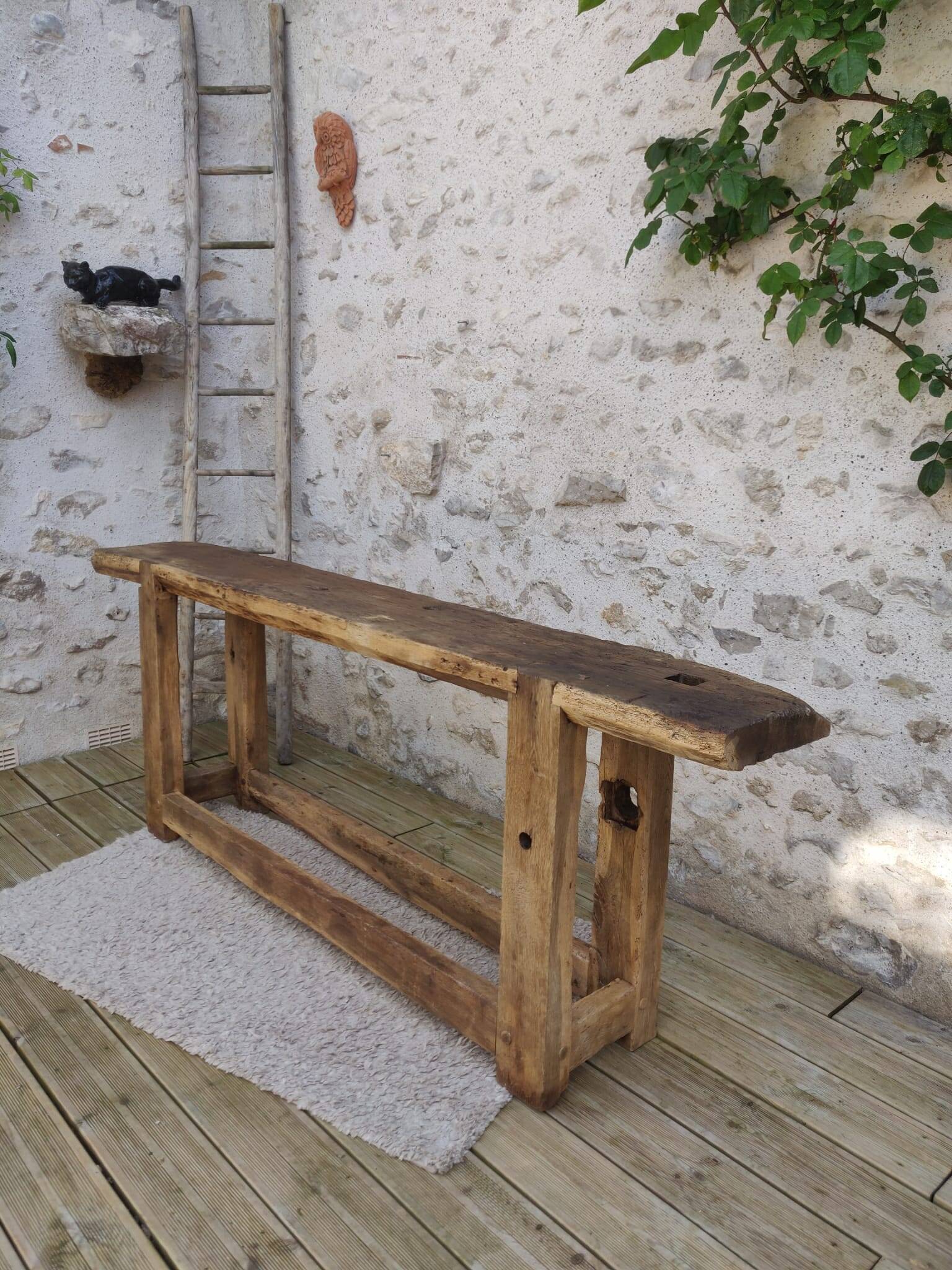 Oak workbench