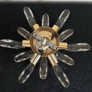 Vintage sputnik ceiling light — glass spikes