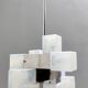 Ten-Light Mid-Century Modern Murano Glass Chandelier by Carlo Nason for Mazzega