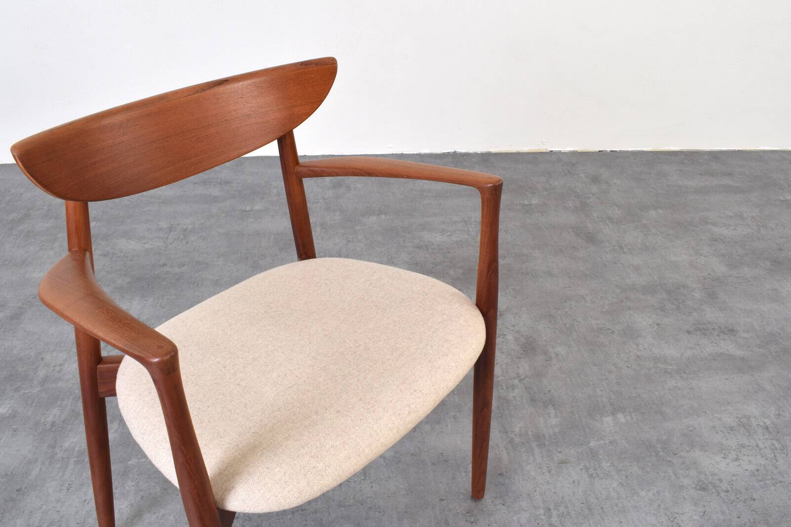 Fauteuil Mid-Century en Teck par Harry Østergaard pour Randers Møbelfabrik, 1960