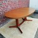 Baumann expandable oval table, 1960