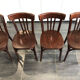 Suite de 4 chaises de bistrot Baumann vintage