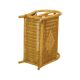 Vintage Boho Bamboo Rattan Magazine Rack 80s