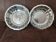 Set of 2 vintage stainless steel salad bowls