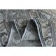 1960s Vintage Persian Handmade Wool Cotton Grey Area Rug 297x375