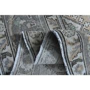 1960s Vintage Persian Handmade Wool Cotton Grey Area Rug 297x375