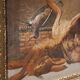 Still life game painting, framed painting, old painting