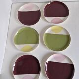 Set of 6 longitude model plates from Habitat