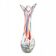 Sekacz vase, mid-century modern, multicolour glass, Huta Krosno, Poland, 1970s