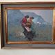 Painting, oil on canvas with frame, 1960s