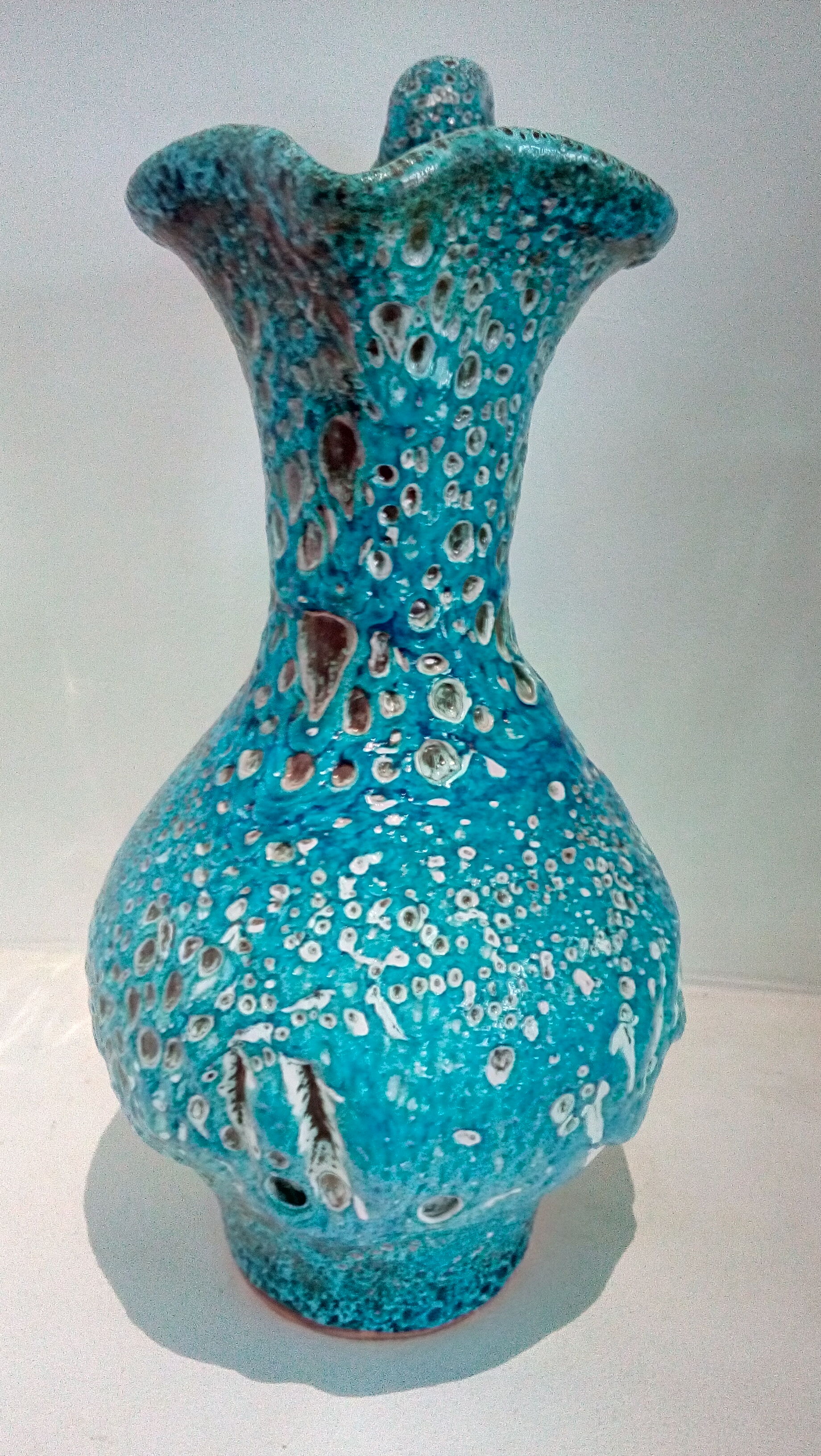 Pitcher fat lava turquoise sea foam