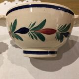 2 Ancient Ear Bowls (1950) - Hand-painted Quimper Ceramics