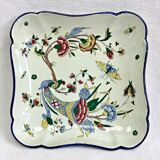 Antique hollow dish Gien cornucopia 1875/1935