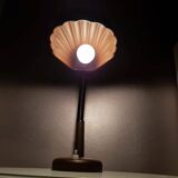 Vintage desk lamp in 1970s brown metal shell