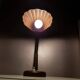 Vintage desk lamp in 1970s brown metal shell