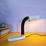 Flexible and adjustable lamp lacquered brass, 1970