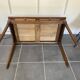Antique cherry wood desk with marquetry, 2 drawers and 2 shelves, 112x60 h76cm.