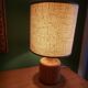 LAMPE DE TABLE VINTAGE EN BOIS