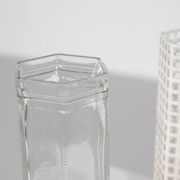 "Skyscraper" vase by Josef Hoffmann for Bieffeplast, Italy, 1980s.