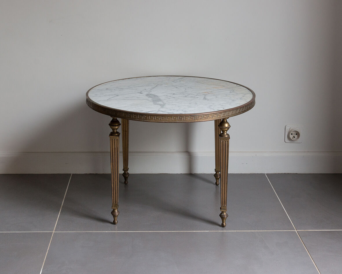 Marble coffee table