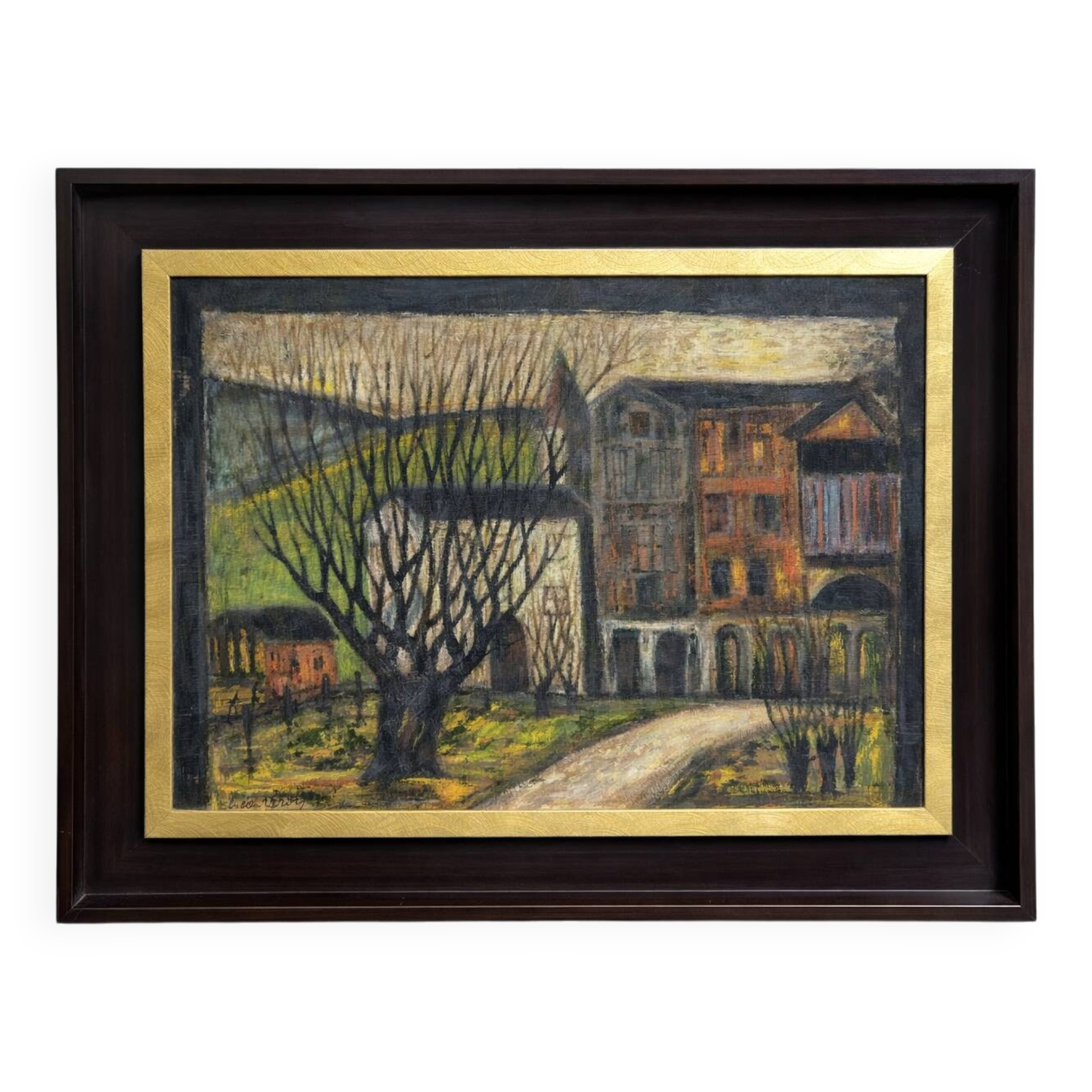 Lucien verdi title: the sage – val d'hérens (switzerland) oil on panel