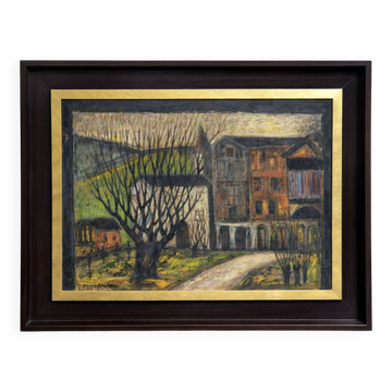 Lucien verdi title: the sage – val d'hérens (switzerland) oil on panel
