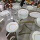 Important porcelain table service from Limoges, Raynaud manufacture.