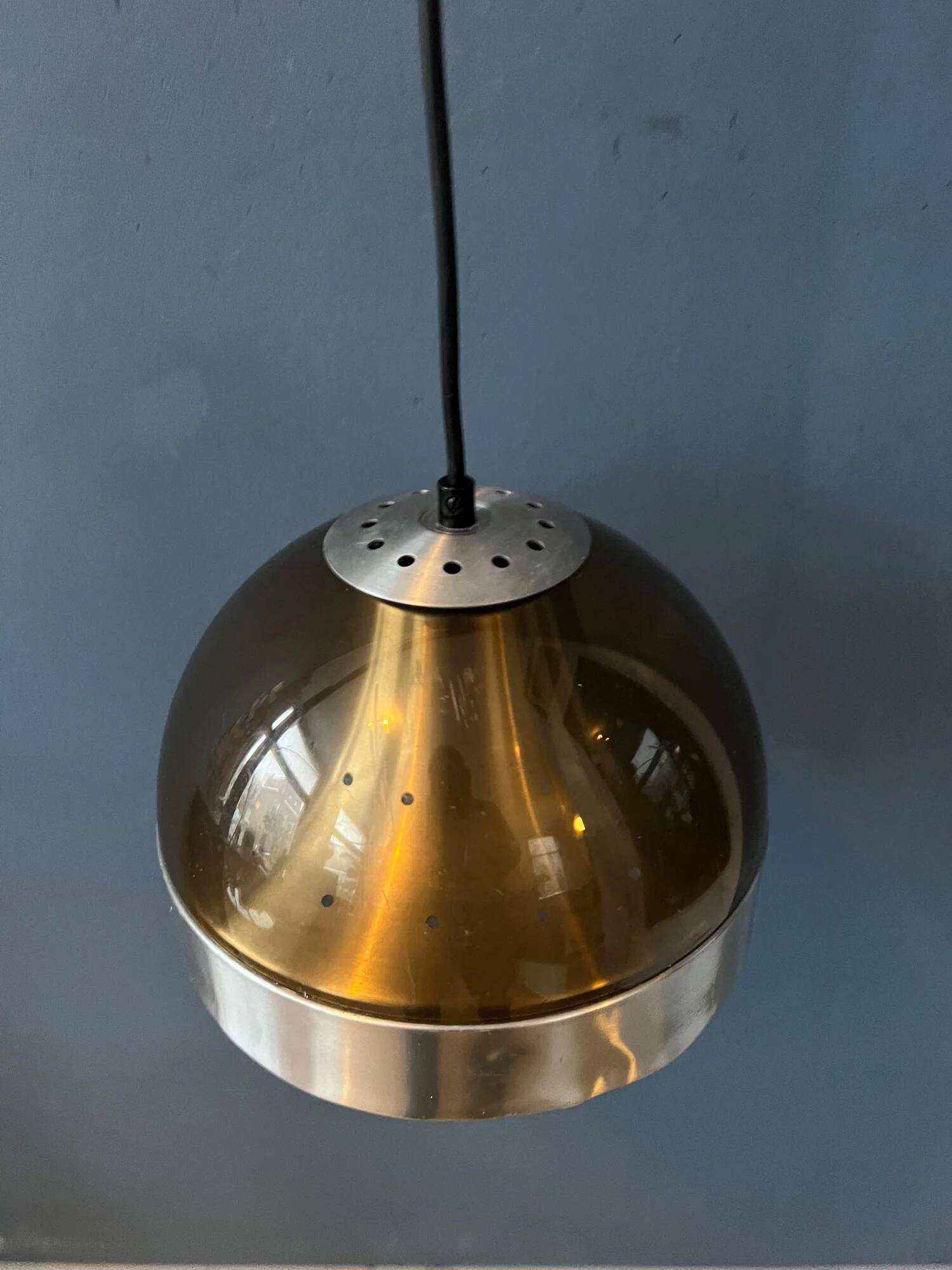 Mid-century Dijkstra plexiglass space age pendant lamp