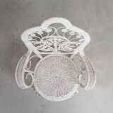 Vintage bamboo, rattan armchair with armrests, 1950s