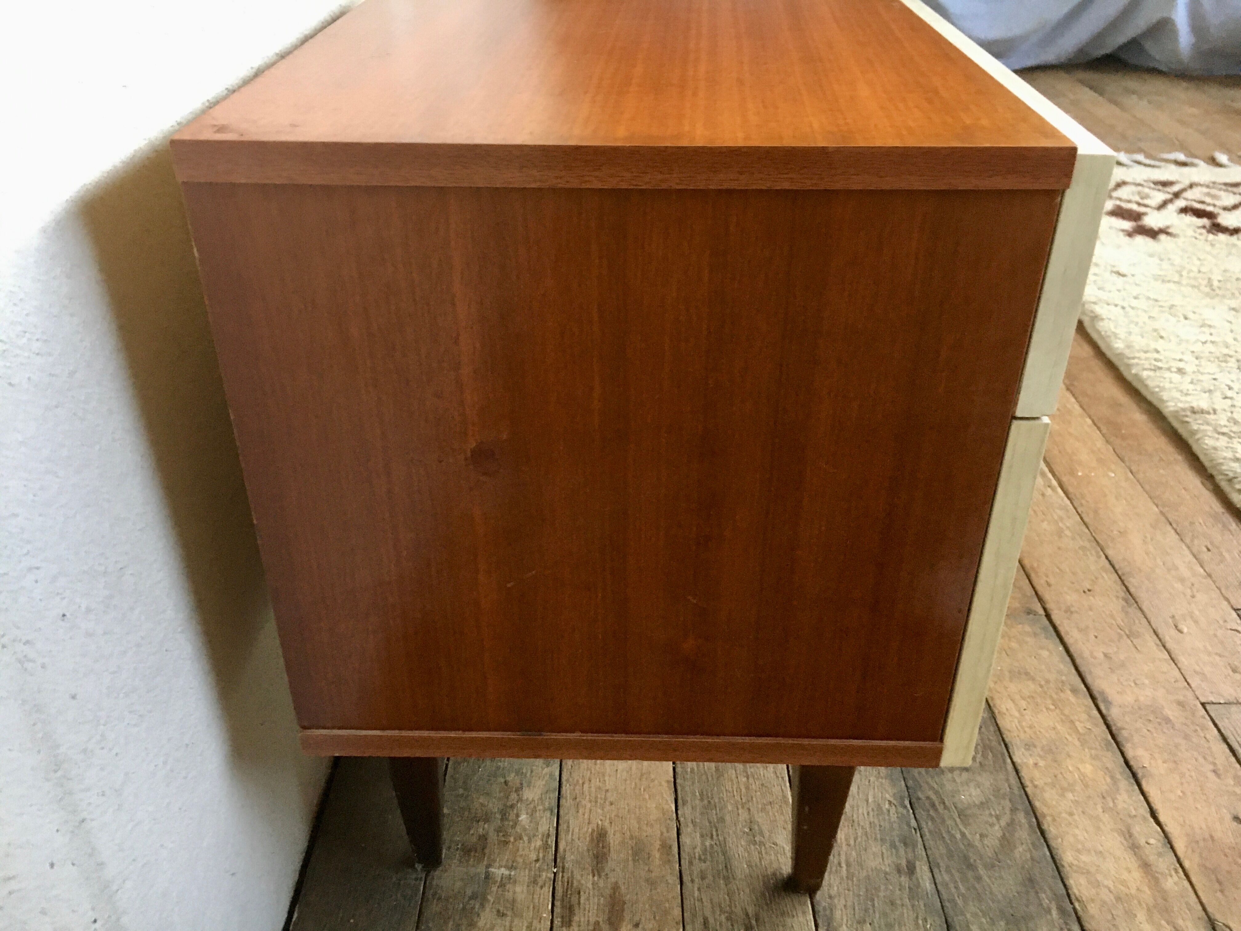 Pair of vintage bedside table bedside tables