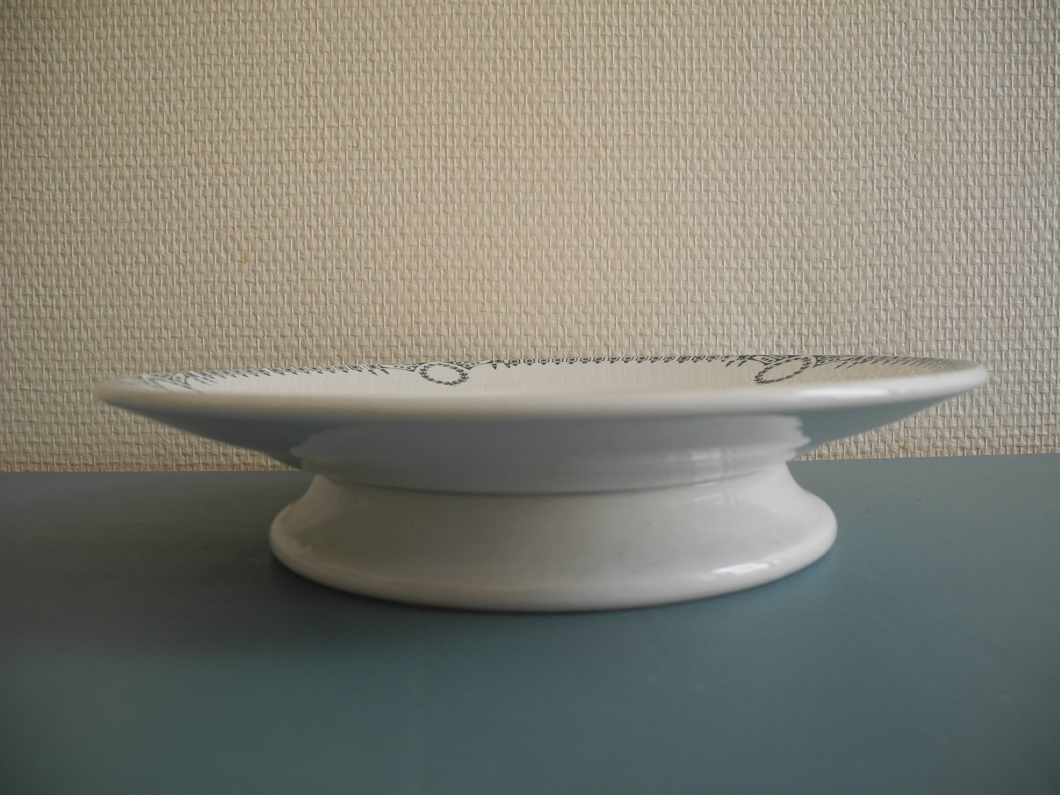 Old plate presentation dish st amand antique french dish plate 30s