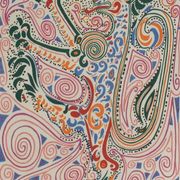 Jean cocteau - original vintage lithograph from 1958 - lions club