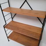 Bibliotheque string sur pieds années 50