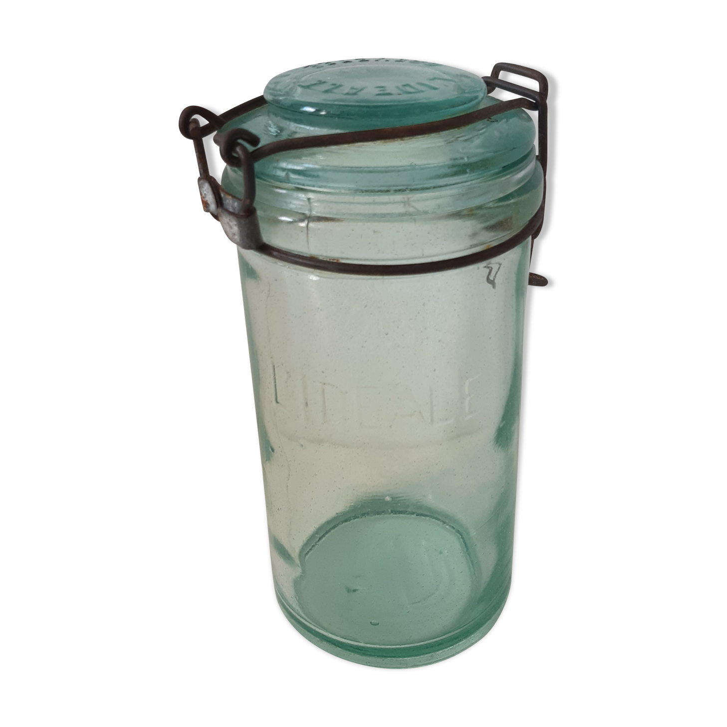 Pot en verre l'idéale vintage