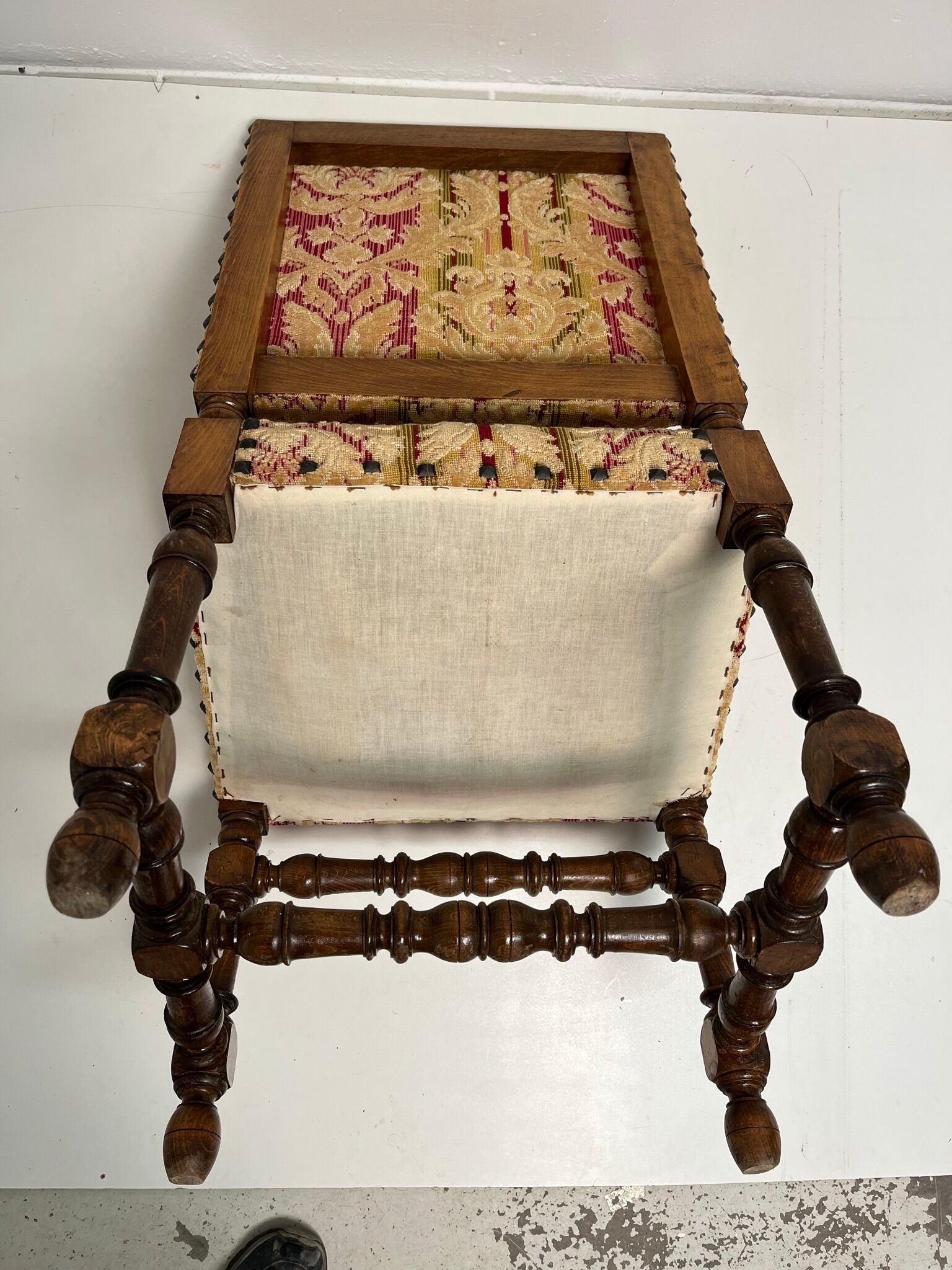 Louis XIII style walnut chair