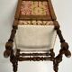 Chaise style Louis XIII en noyer
