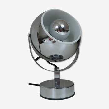 Chrome eye ball lamp