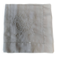 Old linen tablecloth, fine, with button closure, 75 x 75 cm.