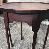 Guéridon mahogany six-foot art deco era